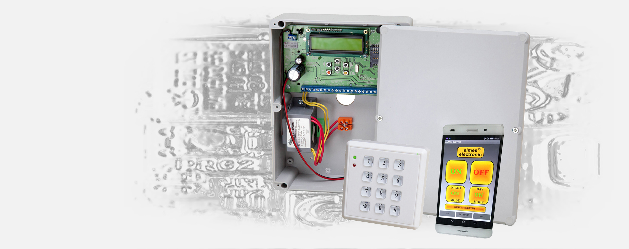 CPB32S - Alarm control panel + wireless keypad KB1