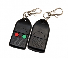 2 CHANNEL KEYFOB TRANSMITTER WITH BUTTON COVER