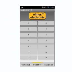 Elmes Electronic App. for mobile with android operating system.