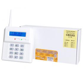 CB32GN - alarm panel with built-in GSM module. Blue backlight of LCD and keyboard.